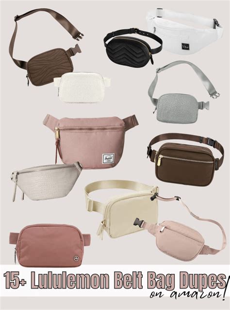 everywhere belt bag dupes|lululemon belt dupe.